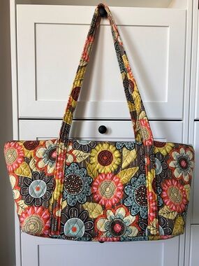 Vera Bradley Quilted Floral Tote Bag